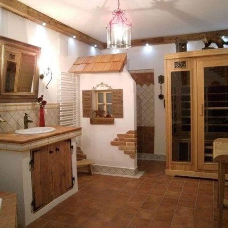 Spacious bathroom