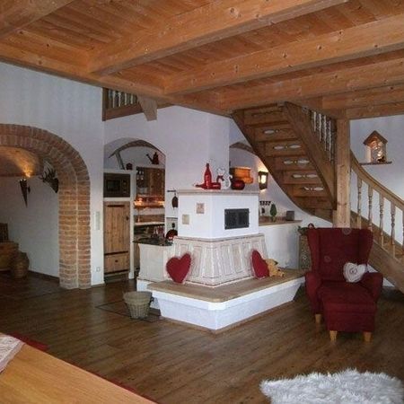 View of the staircase of the holiday apartment